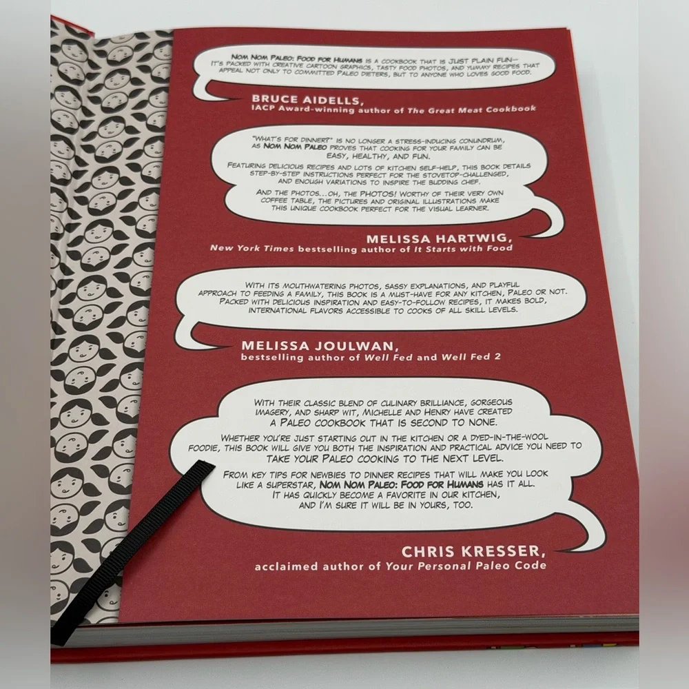 Nom Nom Paleo Food for Humans: Over 100 Nomtastic Recipes! By Michelle Tam HC
